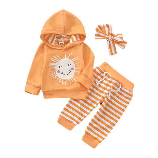 Infant Kids Baby Girl Boy Warm Clothing Sets