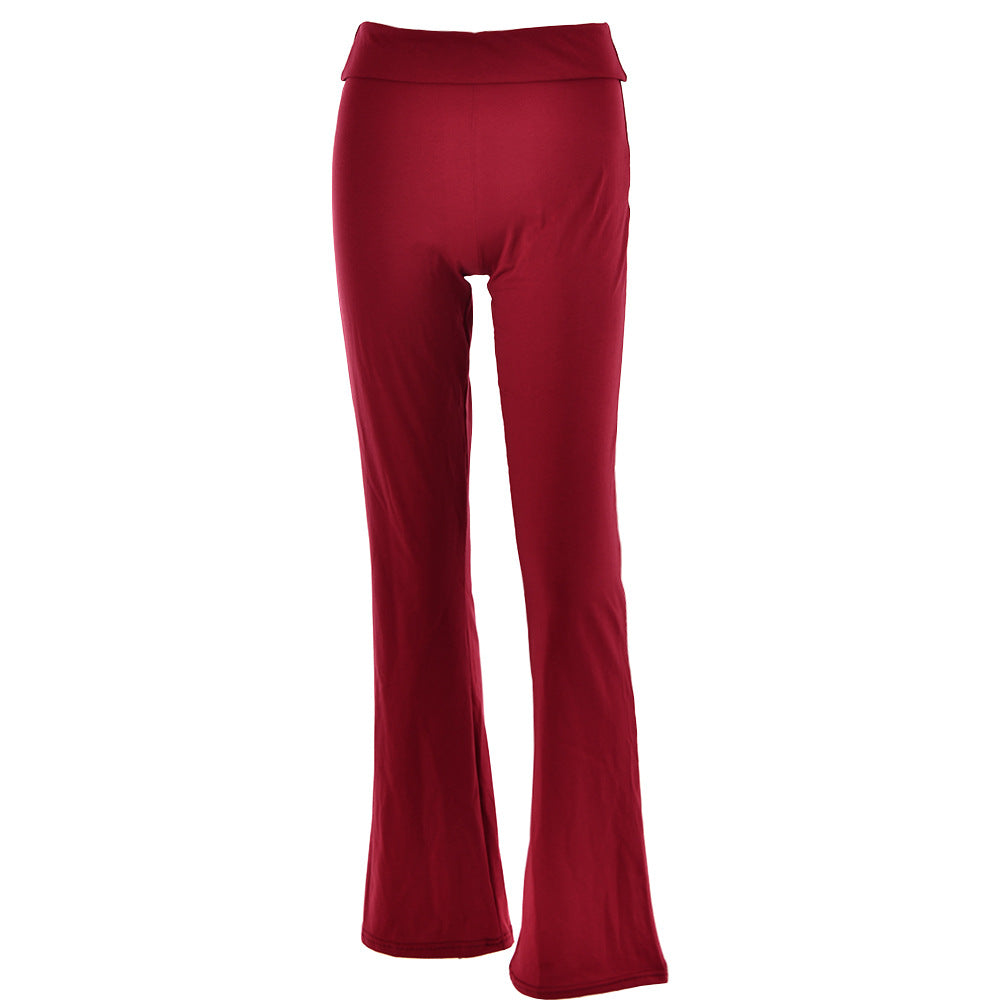 Sexy High-Waisted Flared Pants for Sassy Girls