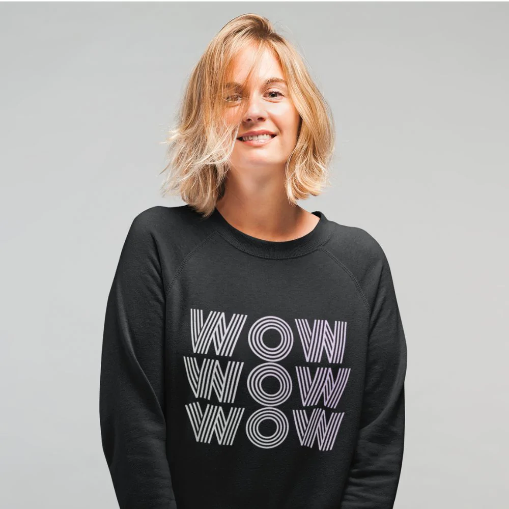 Womens Wow Logo Sweatshirt