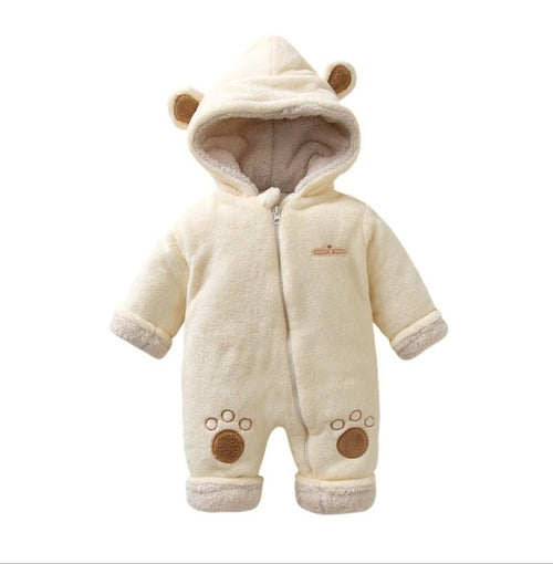 lovely Warm Baby Rompers Winter Clothing Newborns